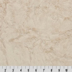 Beige Luxe Cuddle Marble Minky de Shannon Fabrics