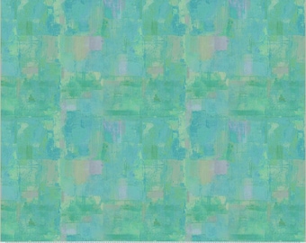 Quiet Space w kolorze Aqua z kolekcji Grounded autorstwa Marii Carluccio dla Windham Fabrics – 100% bawełny