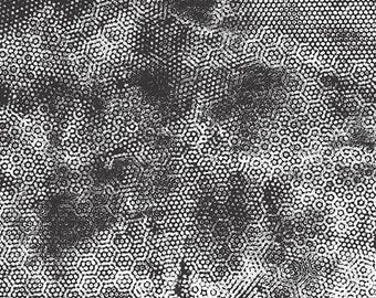 Black Ice Dimples (100% algodão para quilting) da Andover/ Makower UK - Você escolhe o corte