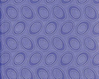 Kaffe Fassett Fabric- Aboriginal Dots in Iris Purple From Kaffe Fassett Collective Classics Collection by FreeSpirit Fabric