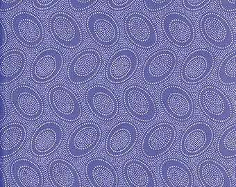Aboriginal Dots in Iris from Kaffe Fassett Collective Classics Collection by FreeSpirit Fabric