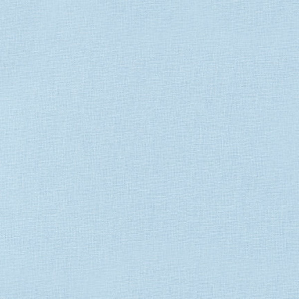 Baby Blue Solid KONA COTTON from Robert Kaufman Fabrics - K001-1010