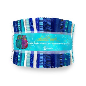 Laurel Burch Basics Forever True 2.5&quot; Strip Roll - Clothworks