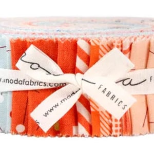 Skinny Jelly Roll- Make Time Honey Bun by Aneela Hoey for Moda Fabrics - 1.5&quot; x 42&quot; strips- 40 Pieces