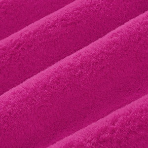 Luxe Cuddle® Seal in Claret High Pile Plush Furry Luxury MINKY from Shannon Fabric- 15mm Pile- You Choose the Cut
