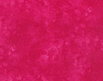 Solid-ish Watercolor Texture Blender in Fandango Hot Pink from Basics Collection for Timeless Treasures Fabric- 100% Cotton