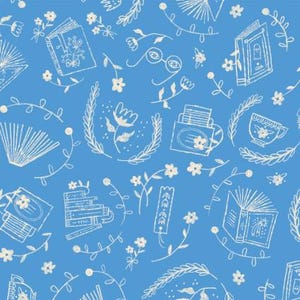 Woven Stories - Book Club by Meenal Patel - Cloud 9 Fabrics - Poplin Woven Stories - Book Club by Meenal Patel - Cloud 9 Fabrics - Poplin
