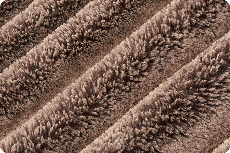 Luxe Cuddle® Arctic Fox in Frappe Brown from Shannon Fabric's Minky Collection - Two Toned Finish - 30mm Pile