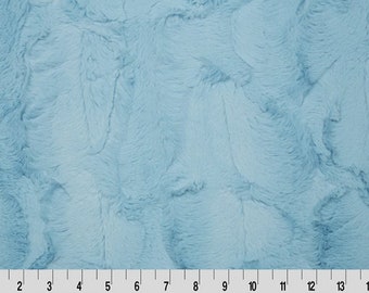 Baby Blue Luxe Cuddle® Hide from Shannon Fabric's Minky Collection- 10mm Pile