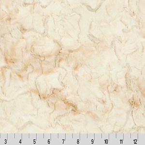 Luxe Cuddle® Galaxy Creme Creme MINKY Furry Tie Dye Plüsch Von Shannon Fabrics 10mm Flor