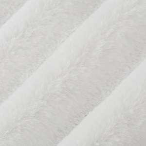 Luxe Cuddle®-zeehond in sneeuwwit hoogpolig pluche MINKY van Shannon-stof - 15 mm