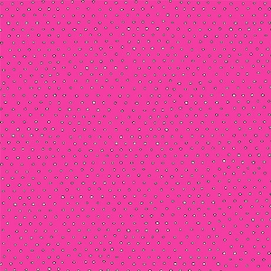 May include: A pink background with a repeating pattern of small black squares.