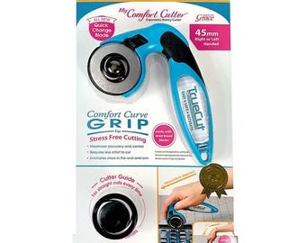 Coupeur Rotatif Creative Grids 45mm - Avec Boîtier EVA, Pour Patchwork Et Couture, Neuf, Fabriqué à Taiwan