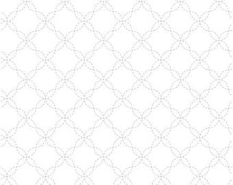 Lattice White on White From Kimberbell Basics Collection for Maywood Studio - 100% Cotton