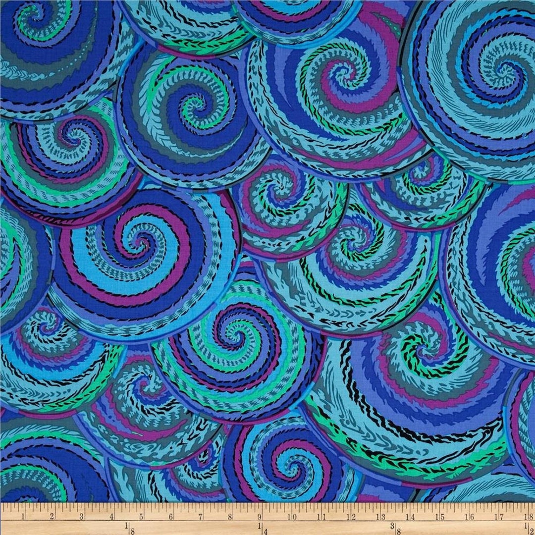 Kaffe Fassett Fabric Curly Baskets in Cobalt Blue From Kaffe Fassett ...