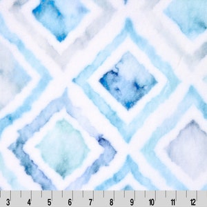 Luxe Cuddle® Seal Bejeweled in Seaglass Plush MINKY from Shannon Fabric- 10mm Pile