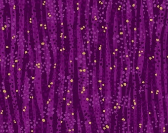 Grape Soda Purple Metallic From Windham Fabric's Dewdrop Collection by Whistler Studios - 100% Cotton