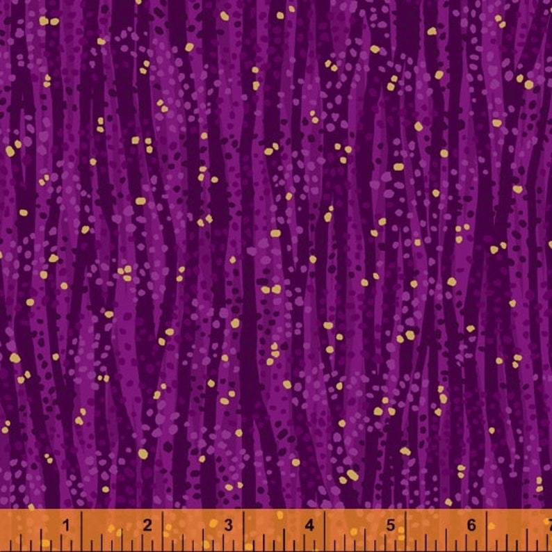 Grape Soda Purple Metallic From Windham Fabric's Dewdrop Collection by Whistler Studios 100% Cotton image 1