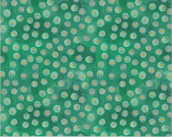 Batik Metallic Stoff - Spritz in Jade aus der Ebb & Flow Kollektion von Essoldo Design für Windham Fabrics - 100% Baumwolle
