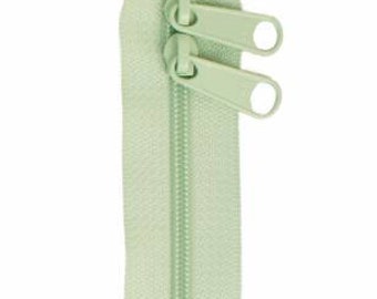 30" LIGHT MINT #4.5 Nylon-Coil Handbag Double Slide Zipper from By Annie