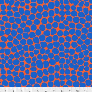 Jumble in Royal From Kaffe Fassett Collective Classics Collection by Free Spirit Fabric- 100% Quality Cotton