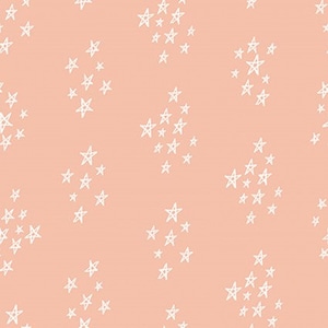 Stars in Pink from Shoot For The Stars Collection by Paintbrush Studio Fabric 100% Quilt Shop Cotton