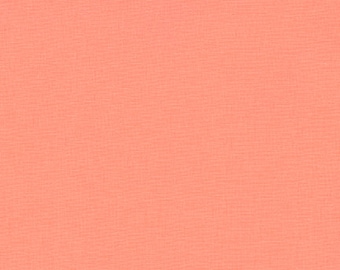 Melon Solid Kona Cotton from Robert Kaufman Fabrics - K001-1228
