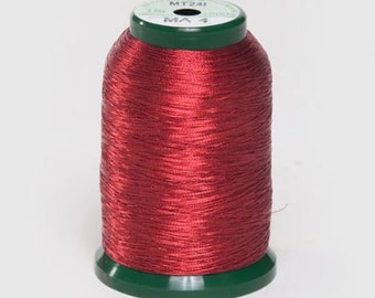 KingStar Red Metallic Thread MA-4
