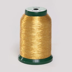 King Star Gold 3 Embroidery Thread - 1,000 Meter Spool 40 wt.