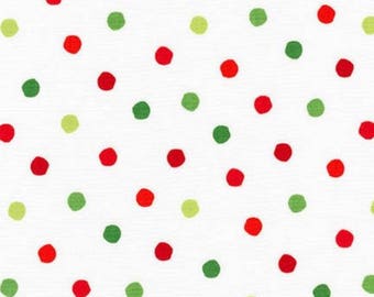 Dr. Seuss Christmas Dots from the Celebreate Suess! Collection by Robert Kaufman - 100% Cotton