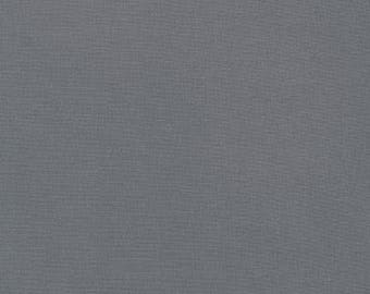 Graphite Grey Solid KONA COTTON from Robert Kaufman Fabrics - K001-295