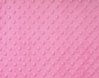 HOT PINK Dimple Minky From Shannon Fabrics