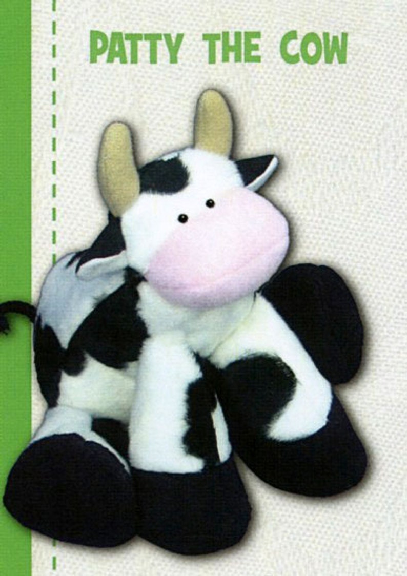 PAPER PATTERN - Patty the Cow From Funky Friends Factory - Etsy