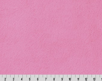 Hot Pink Luxe Cuddle® ENCORE from Shannon Fabric's Minky Collection - 15mm Pile