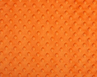 Minky à fossettes orange de Shannon Fabrics