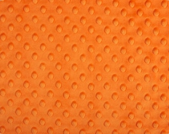 ORANGE Grübchen Minky von Shannon Fabrics