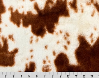 MINKY- Luxe Cuddle®-pony in nertsstof van bosbont van Shannon Fabrics-12 mm pool