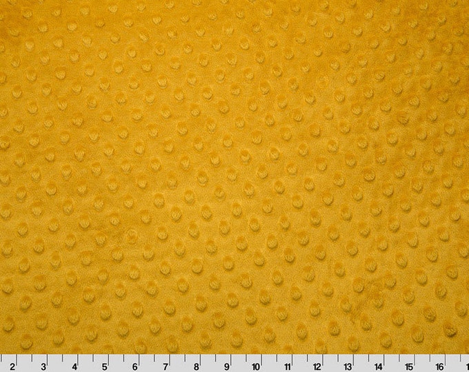 End of Bolt 22x60 Gold Dimple Minky From Shannon Fabrics - Etsy