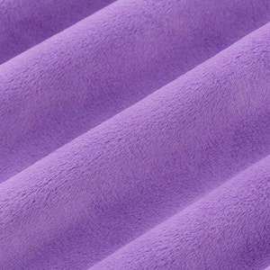 Solid Cuddle® 3 Jewel Purple Smooth MINKY From Shannon Fabrics