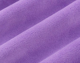Solid Cuddle® 3 Jewel Purple Smooth MINKY From Shannon Fabrics