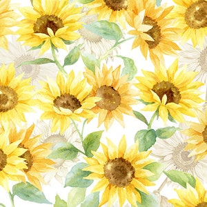 Double Sided Minky - Sunflower Cloud Cuddle® in Sunshine from Shannon Fabrics - 3mm face, 4mm backing