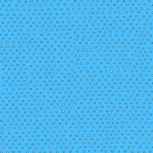 May include: A blue background with a pattern of small white squares outlined in black.