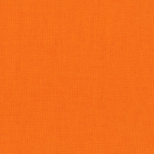 Kumquat Orange Solid KONA COTTON from Robert Kaufman Fabrics - K001-410