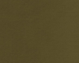 Moss Green Solid Kona Cotton from Robert Kaufman Fabrics - K001-1238