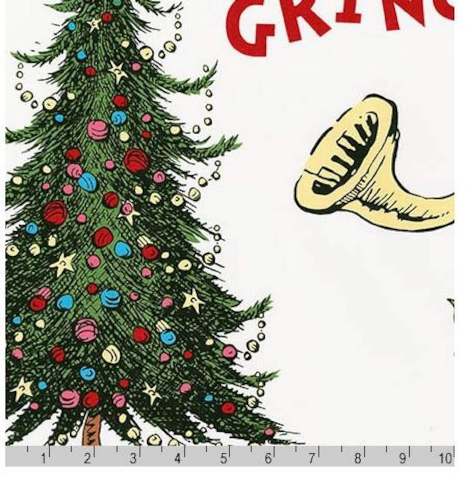 The Grinch Advent Calendar Panel From Dr Seuss s How The Etsy