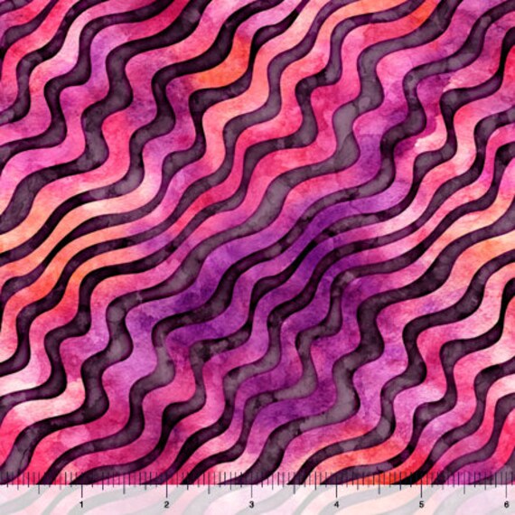 Gewellter diagonaler Streifen in Magenta aus der Adagio DIGITAL