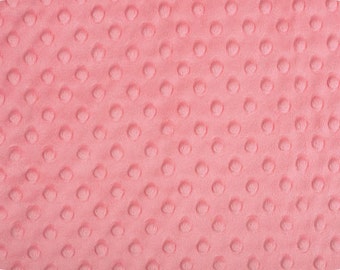 Cuddle® Dimple Minky in CORAL From Shannon Fabrics