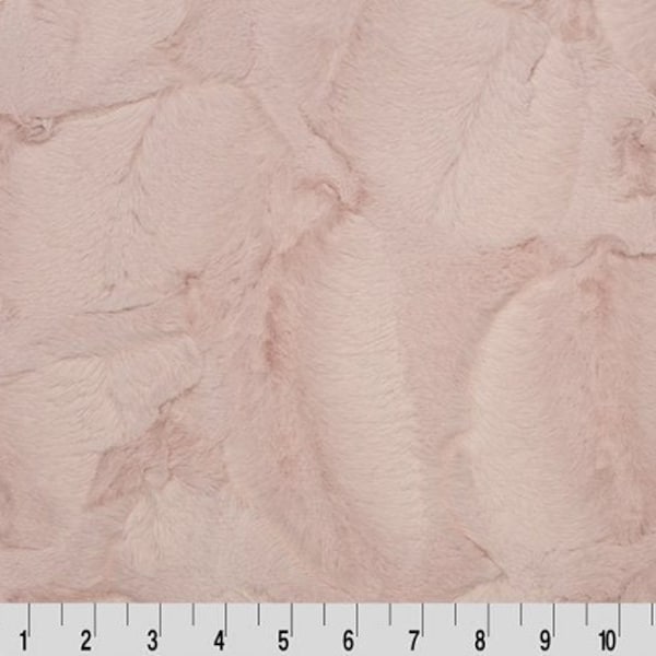 Ice Pink Luxe Cuddle® Hide from Shannon Fabric's Minky Collection- 10mm Pile