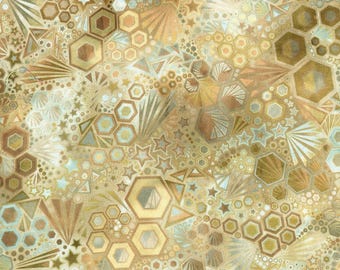 Phantasma in Straw from the Phantasma Collection by Robert Kaufman - 100% Cotton