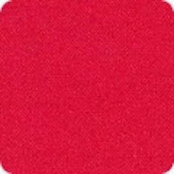 Radiant Red KONA SHEEN from Robert Kaufman Fabrics - 100% Cotton